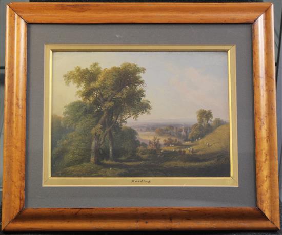 English School circa 1850 Beeding and Bramber, 7.5 x 10.5in.